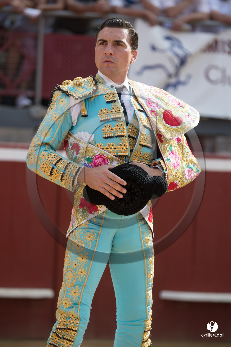 Mont-de-Marsan corrida de Dolores Aguirre pour Octavio Chacon - Pepe Moral - Juan Léal