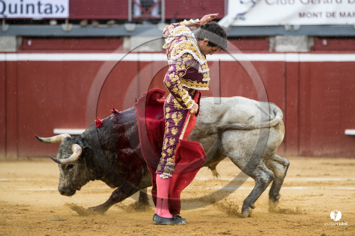 Mont-de-Marsan corrida de la Quinta pour Juan Bautista - Emilio de Justo - Thomas DUFAU