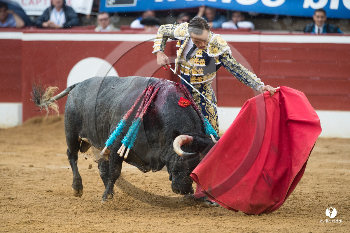 Mont-de-Marsan corrida de la Quinta pour Juan Bautista - Emilio de Justo - Thomas DUFAU