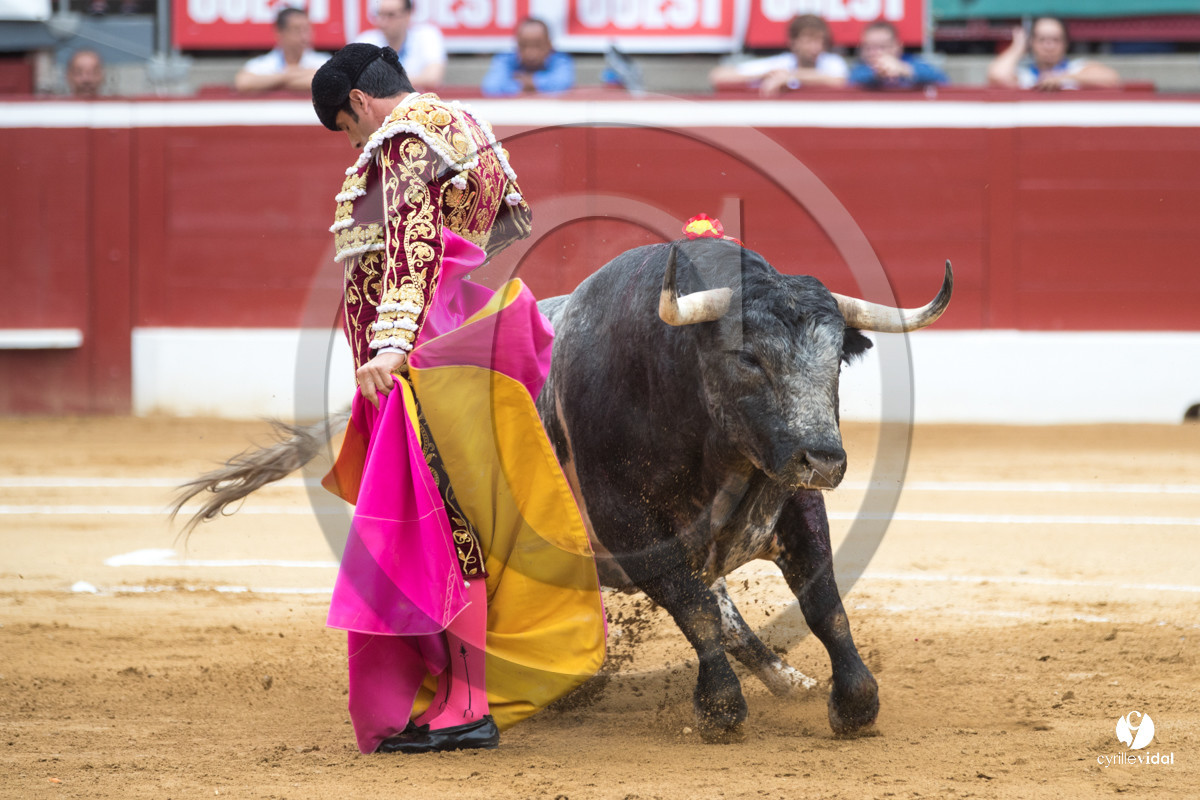 Mont-de-Marsan corrida de la Quinta pour Juan Bautista - Emilio de Justo - Thomas DUFAU