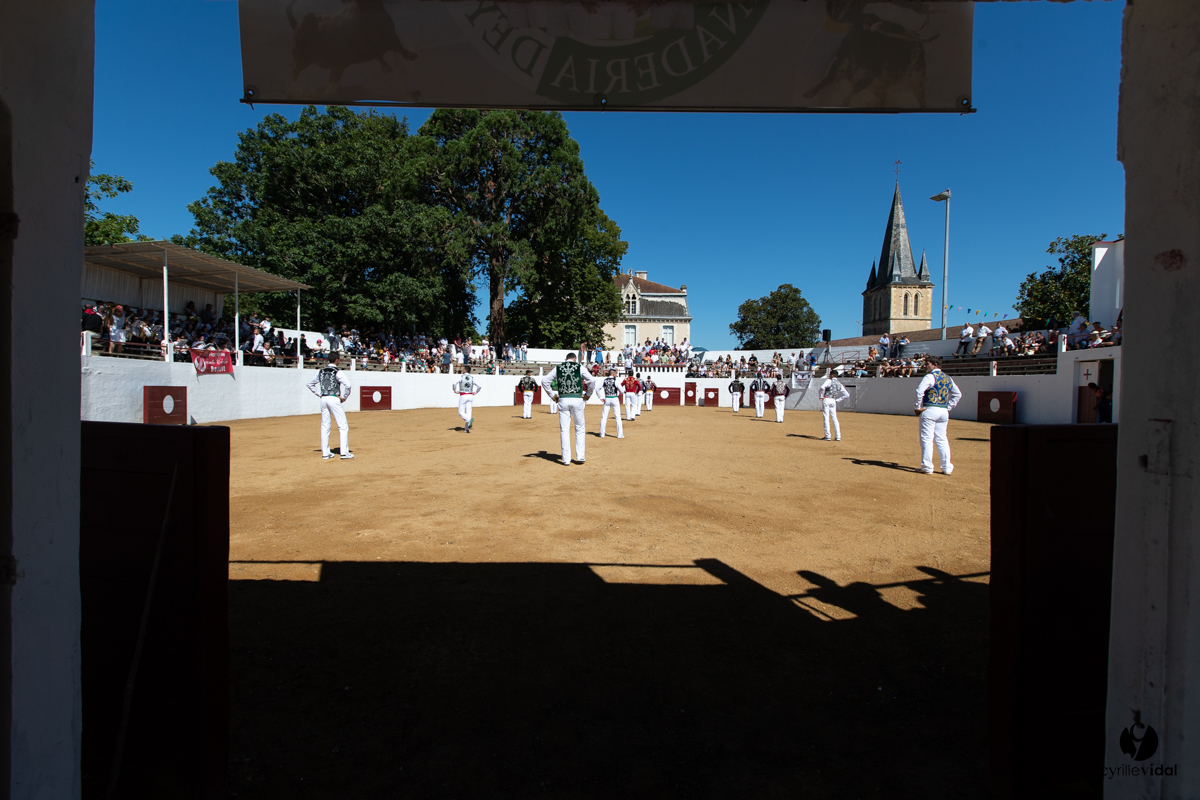Saint-Cricq Chalosse course landaise de promotion Ganadéria Deyris Cuadrilla Jérémy Lafitte