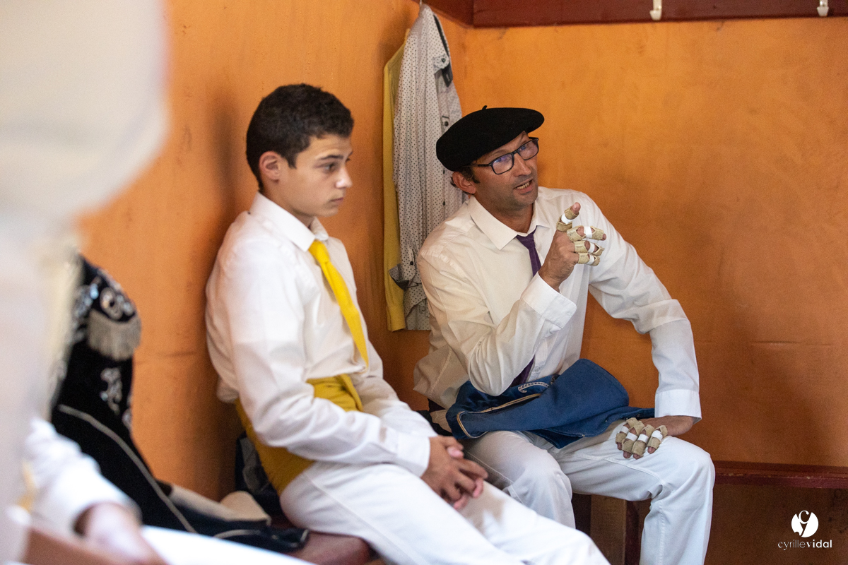 Course landaise à Panjas