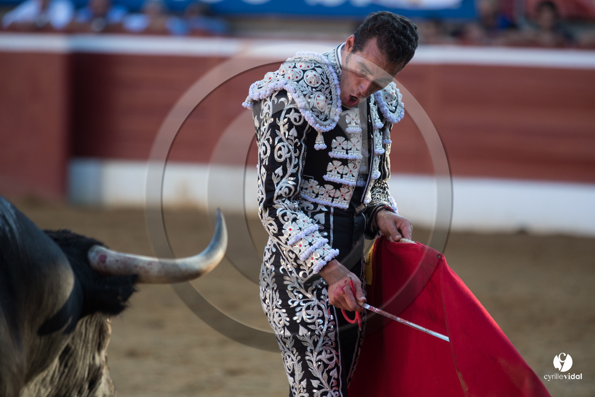 Mont-de-Marsan corrida de Dolores Aguirre pour Octavio Chacon - Pepe Moral - Juan Léal