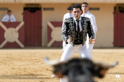 Course landaise Le Houga Ganadéria Dussau Cuadrilla Alexandre Brethes