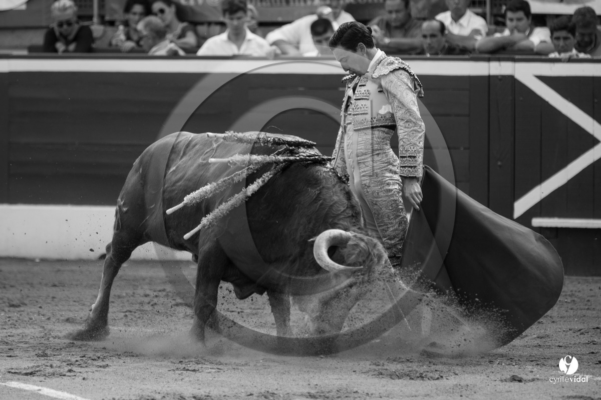 Mont-de-Marsan corrida de Dolores Aguirre pour Octavio Chacon - Pepe Moral - Juan Léal
