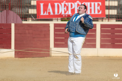 Course landaise Le Houga Ganadéria Dussau Cuadrilla Alexandre Brethes