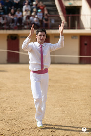 Course landaise Le Houga Ganadéria Dussau Cuadrilla Alexandre Brethes