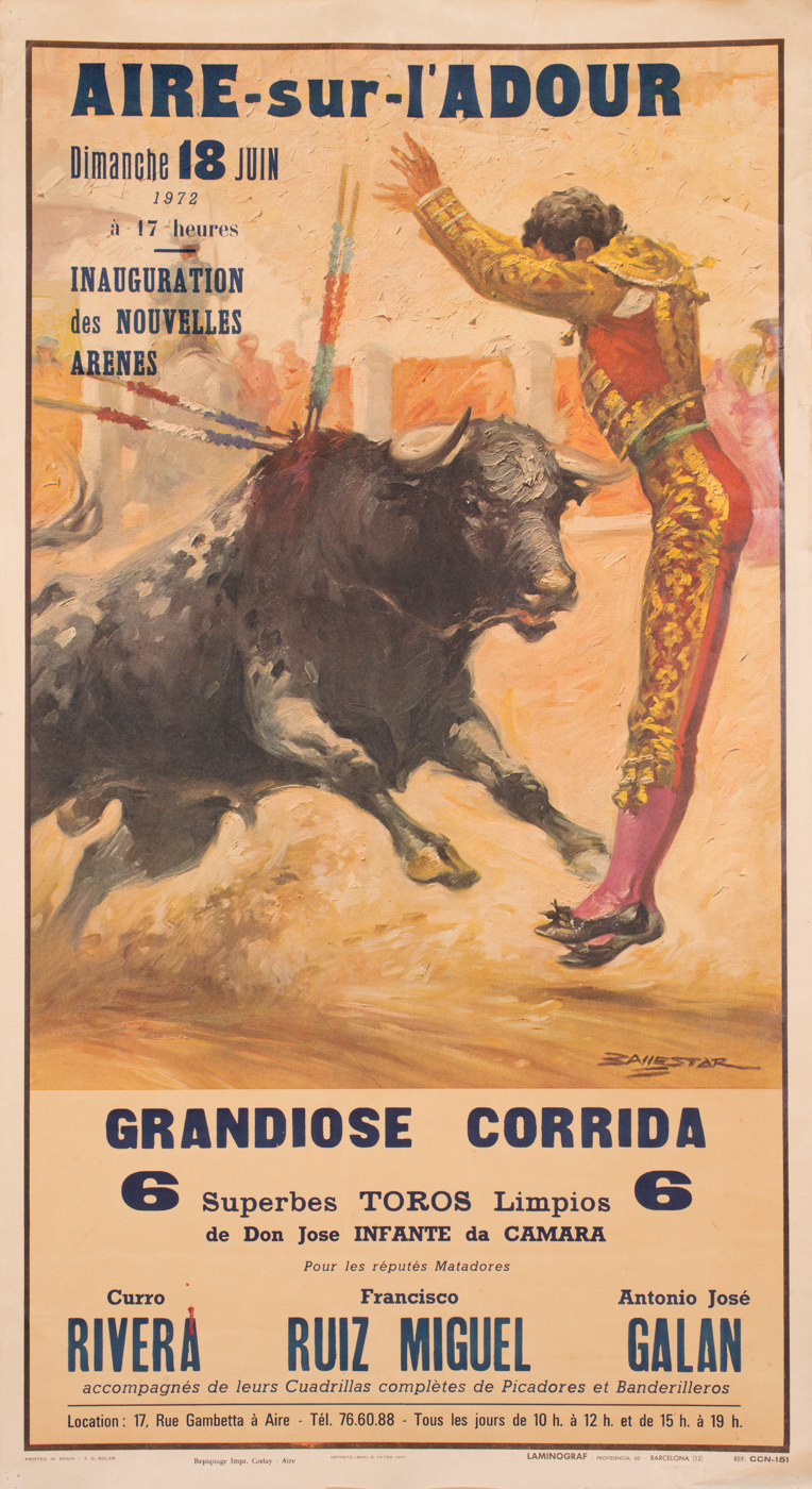 Affiches taurines Aire sur l'Adour