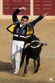 Course landaise Le Houga Ganadéria Dussau Cuadrilla Alexandre Brethes