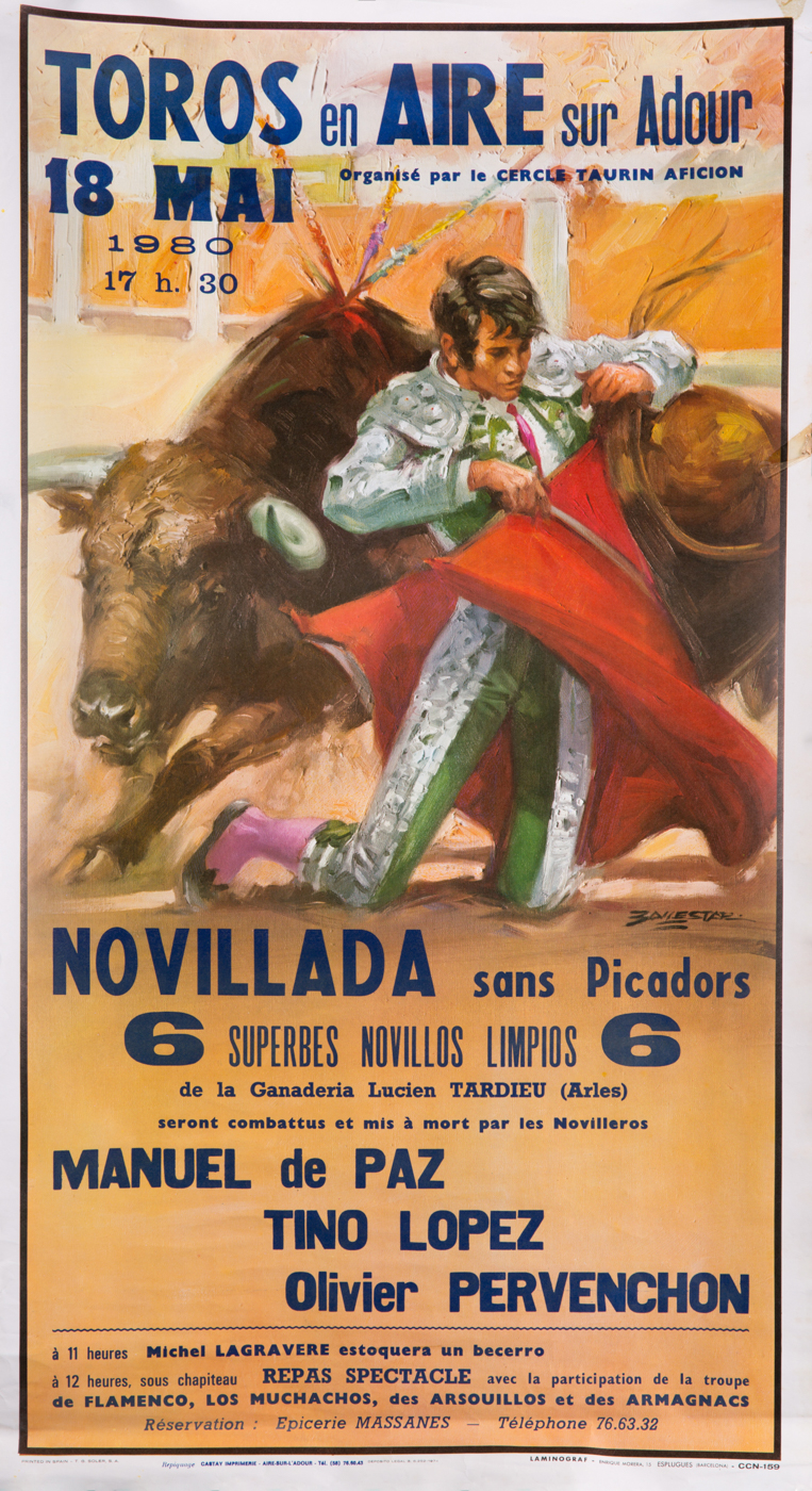 Affiches taurines Aire sur l'Adour