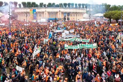 Manifestation chasses traditionnelles à Mont-de-Marsan