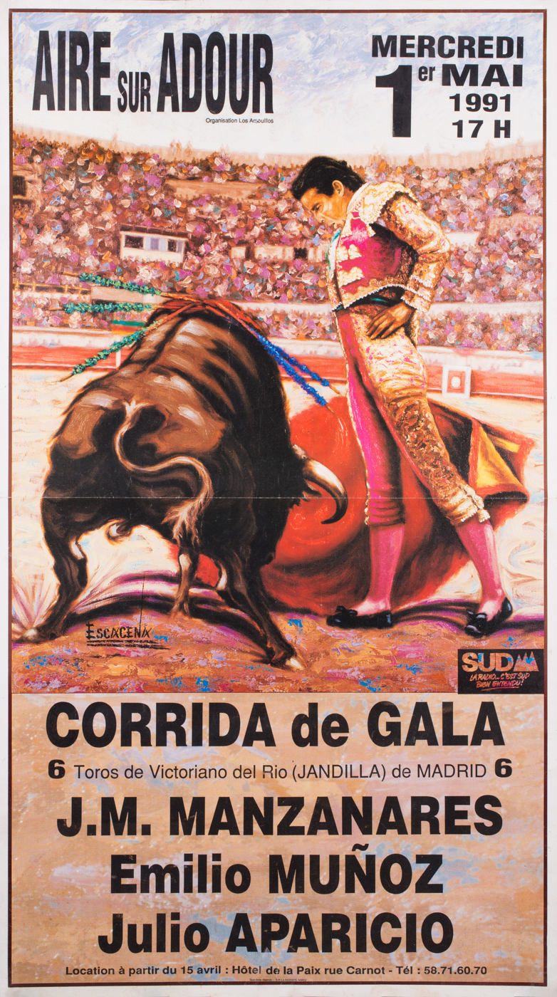 Affiches taurines Aire sur l'Adour