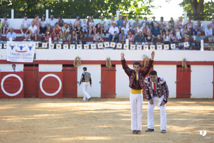 Course landaise à Panjas