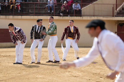 Course landaise Le Houga Ganadéria Dussau Cuadrilla Alexandre Brethes