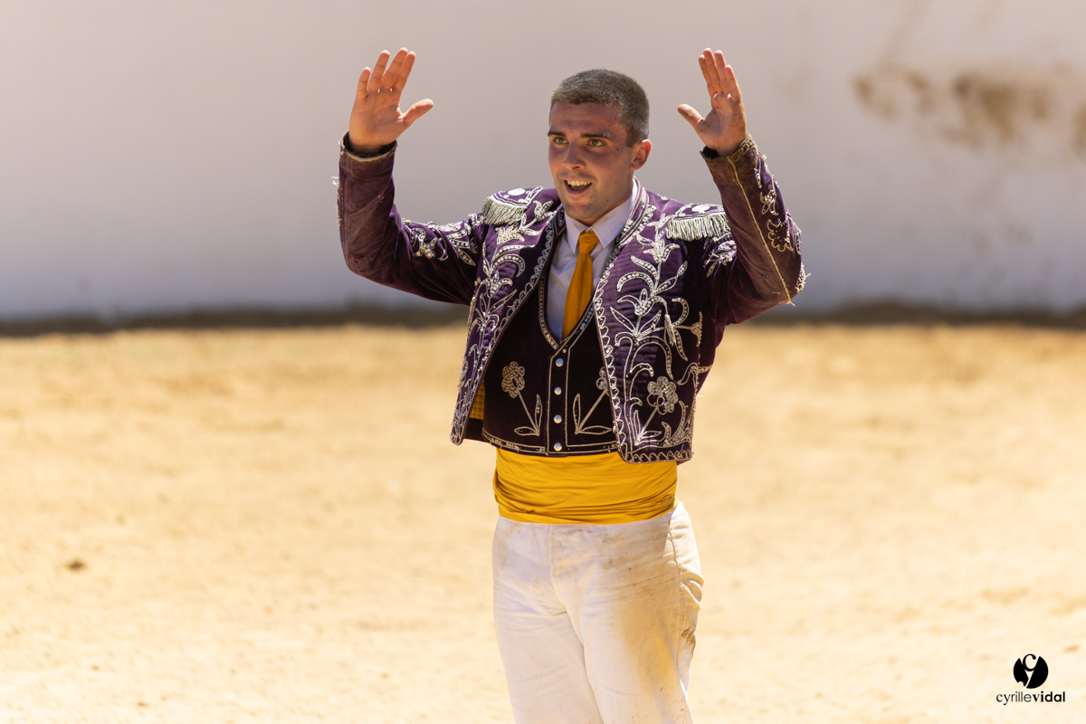 Saint-Cricq Chalosse course landaise de promotion Ganadéria Deyris Cuadrilla Jérémy Lafitte