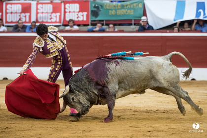 Mont-de-Marsan corrida de la Quinta pour Juan Bautista - Emilio de Justo - Thomas DUFAU