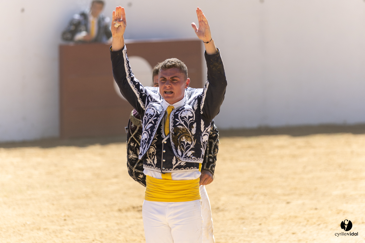 Saint-Cricq Chalosse course landaise de promotion Ganadéria Deyris Cuadrilla Jérémy Lafitte