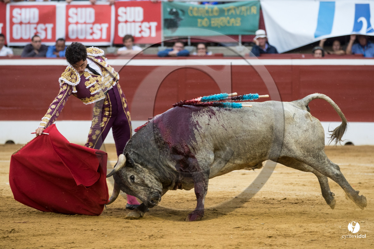 Mont-de-Marsan corrida de la Quinta pour Juan Bautista - Emilio de Justo - Thomas DUFAU