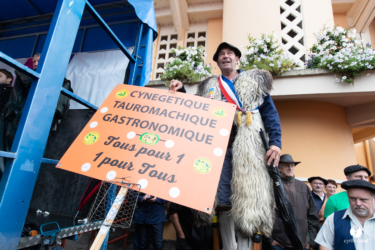 Manifestation chasses traditionnelles à Mont-de-Marsan