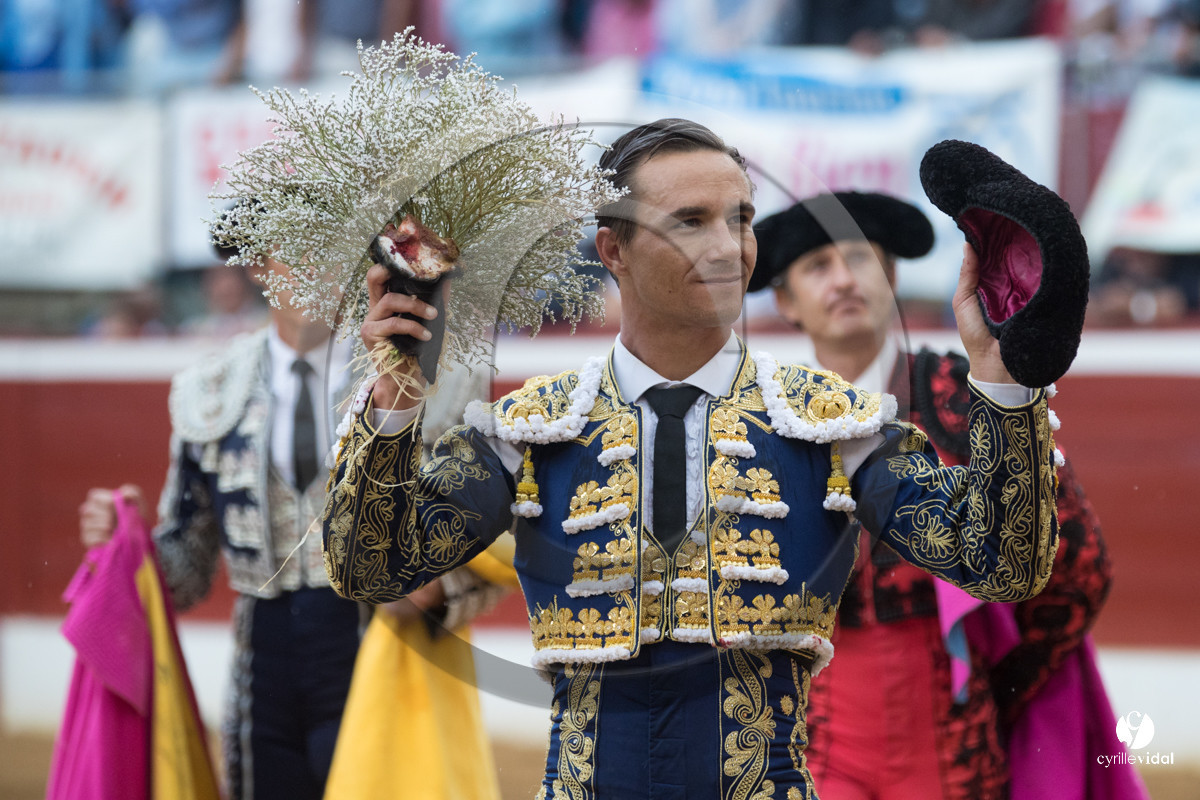 Mont-de-Marsan corrida de la Quinta pour Juan Bautista - Emilio de Justo - Thomas DUFAU