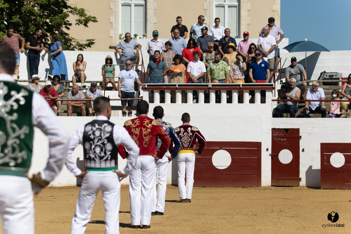 Saint-Cricq Chalosse course landaise de promotion Ganadéria Deyris Cuadrilla Jérémy Lafitte