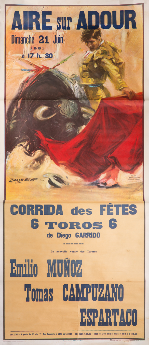 Affiches taurines Aire sur l'Adour