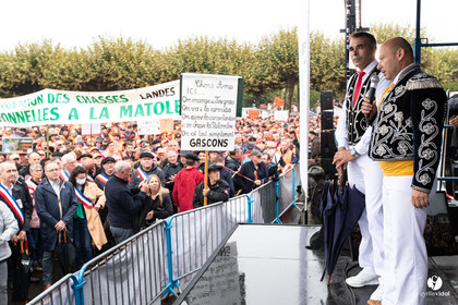 Manifestation chasses traditionnelles à Mont-de-Marsan