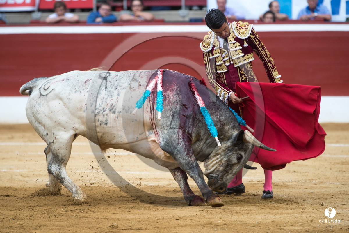 Mont-de-Marsan corrida de la Quinta pour Juan Bautista - Emilio de Justo - Thomas DUFAU