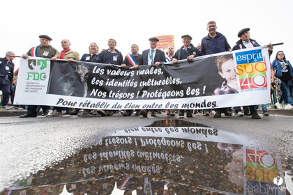 Manifestation chasses traditionnelles à Mont-de-Marsan