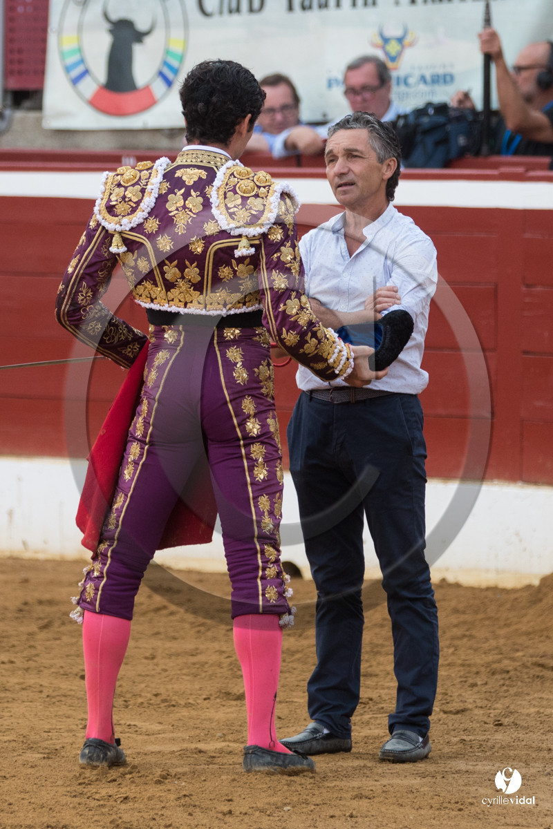 Mont-de-Marsan corrida de la Quinta pour Juan Bautista - Emilio de Justo - Thomas DUFAU