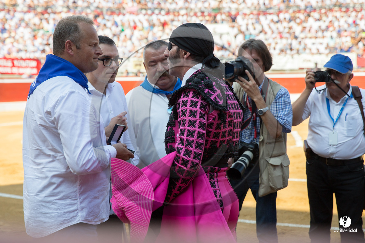 Mont-de-Marsan corrida de Jandilla pour Padilla - Talavante - Roca Rey