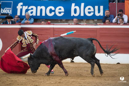 Mont-de-Marsan corrida de la Quinta pour Juan Bautista - Emilio de Justo - Thomas DUFAU