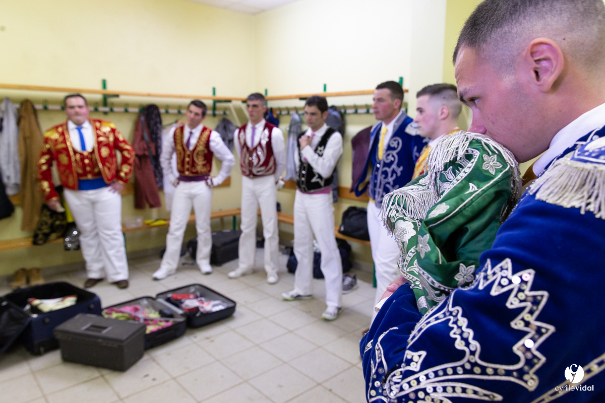 Course landaise Le Houga Ganadéria Dussau Cuadrilla Alexandre Brethes