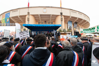 Manifestation chasses traditionnelles à Mont-de-Marsan